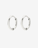 Slim Hoops Small Silver