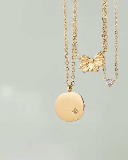 Spring Bling Necklace Silver