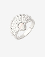 Incredible Lien Peacock Ring Silver
