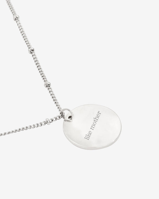 Mother & Daughter Necklace Silver