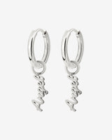The Angel Hoop Set Small Silver