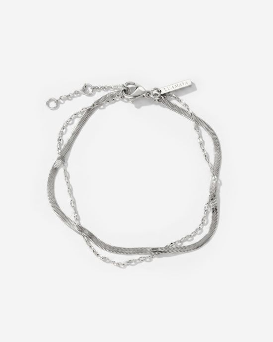 Aligned Double Bracelet
