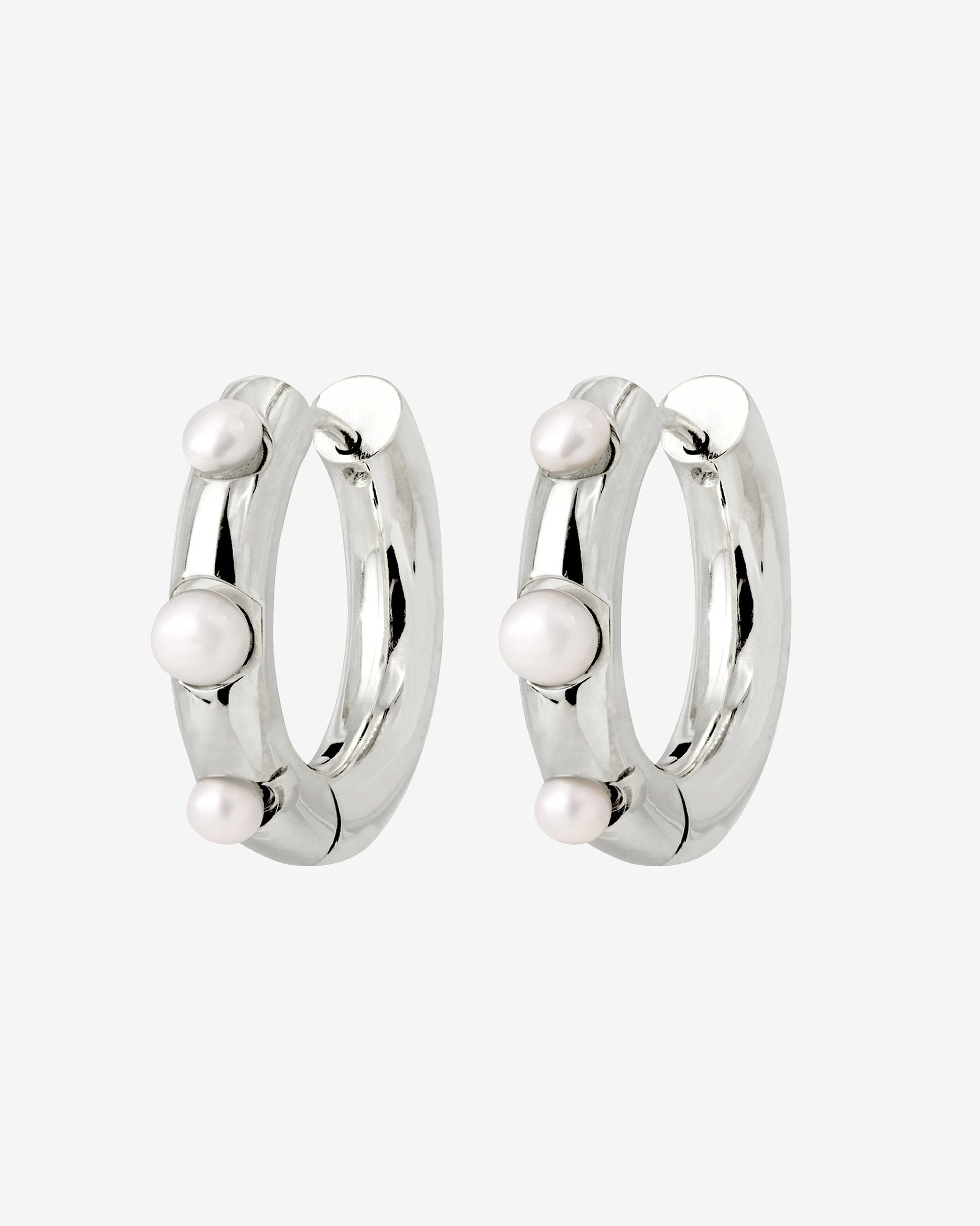 Timeless Chic Hoopies Silver