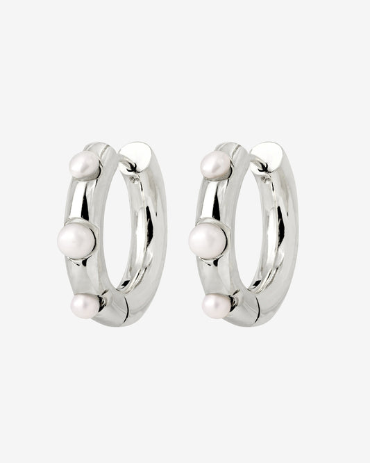 Timeless Chic Hoopies Silver