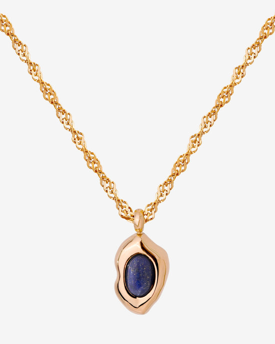 Blue Breeze Necklace Rose Gold