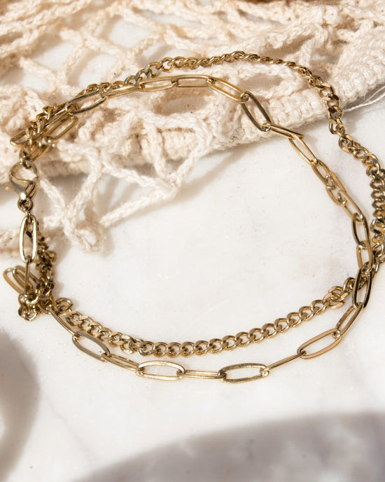 Duo Anklet gold
