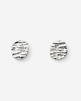 Boho Coin Studs Silver