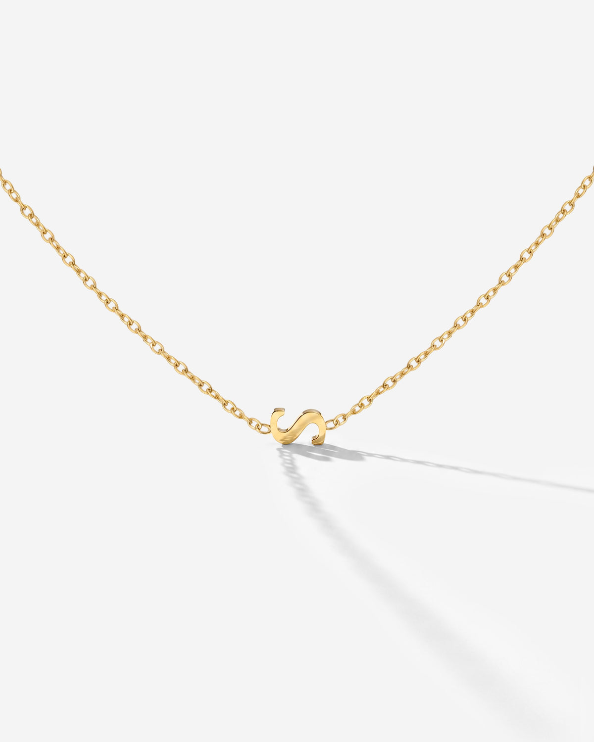 Tiny Letter Necklace