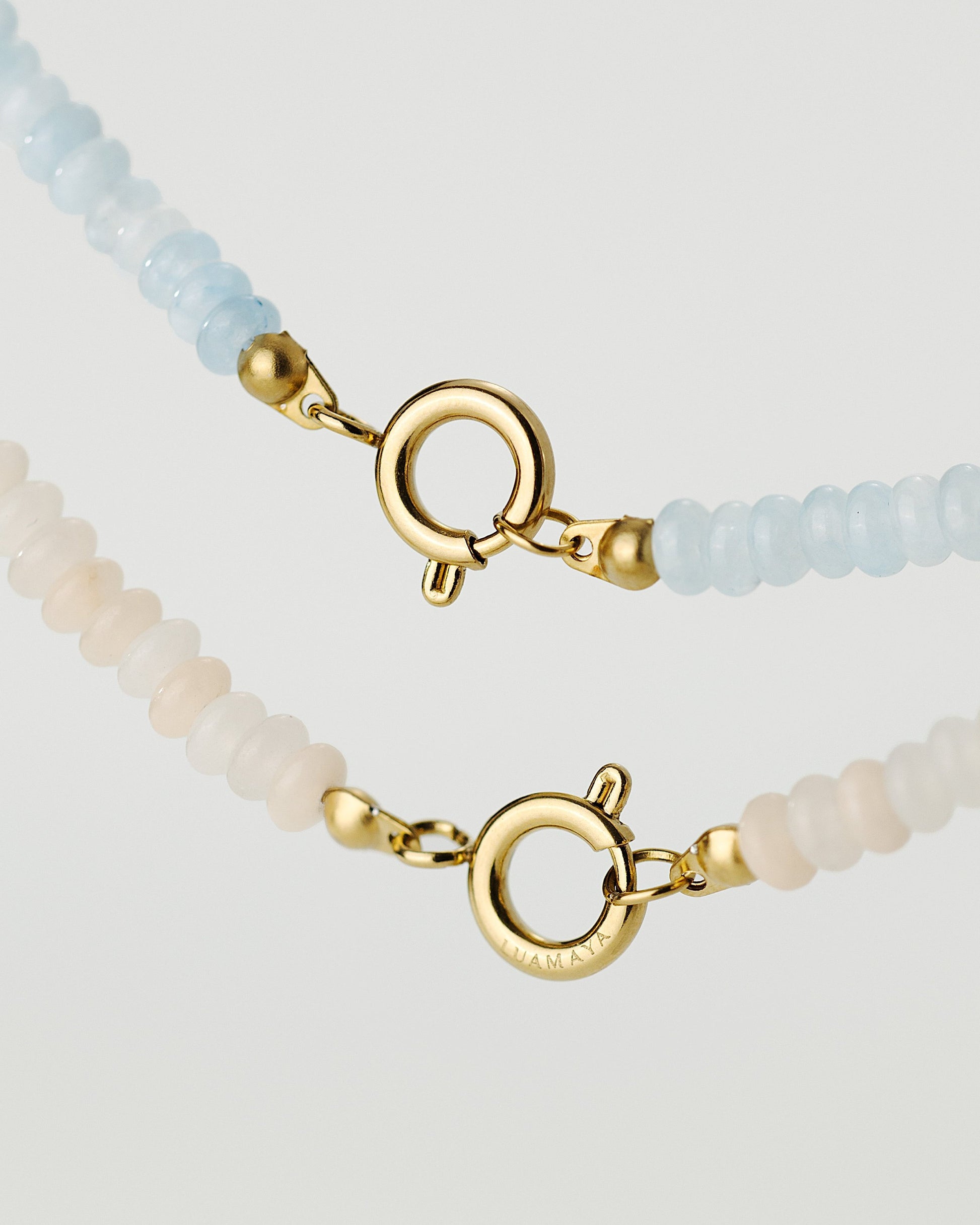 Blushstone Charm Necklace Rose Gold