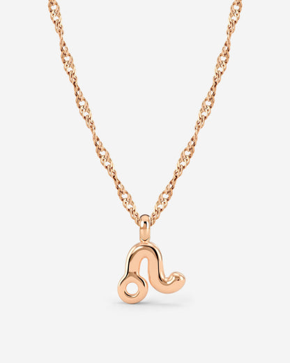 Leo Bubble Necklace Rose Gold