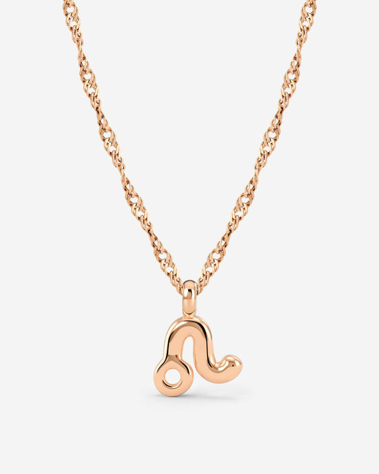 Leo Bubble Necklace Rose Gold