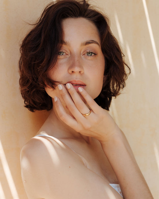 Hammered Wave Ring