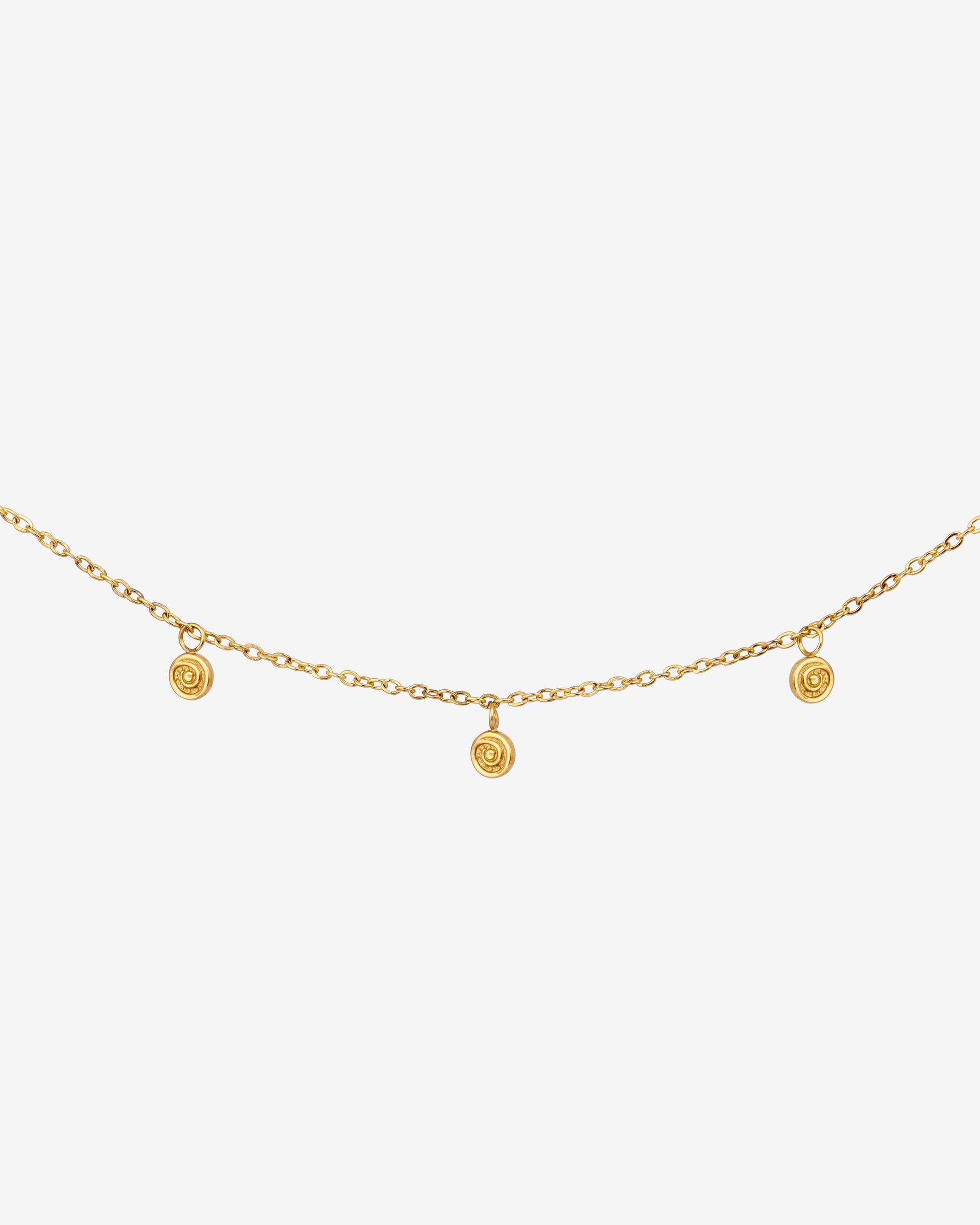 Swirl'n Choker gold