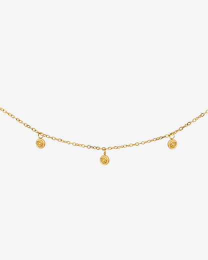 Swirl'n Choker gold