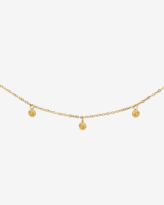 Swirl'n Choker gold