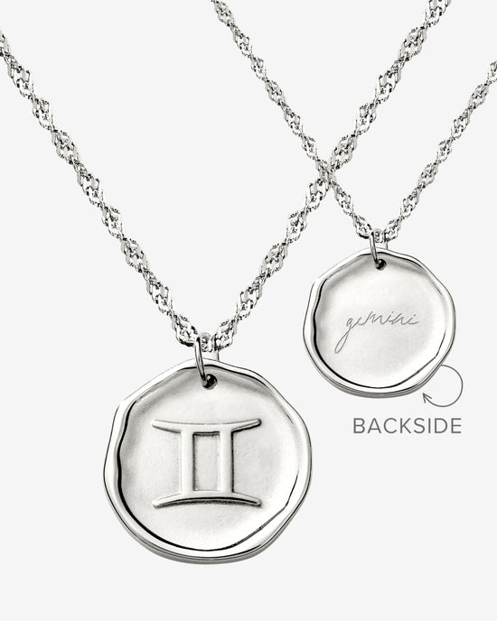Zodiac Necklace Silver