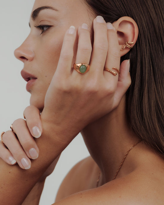 Vipers Ring Rose Gold