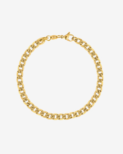 Cuban Chain Bracelet Gold