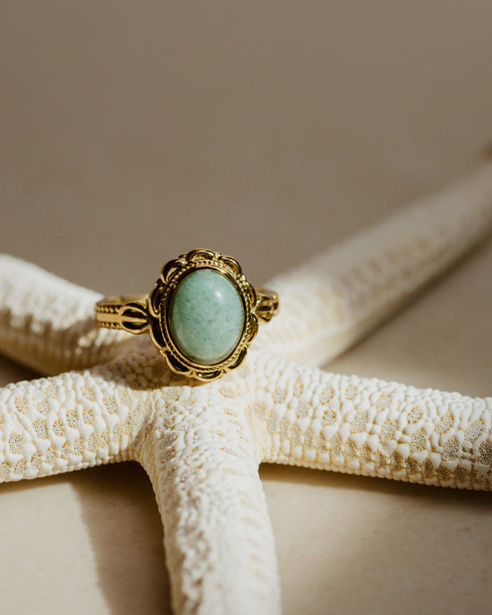 Sea Glass Ring Silver