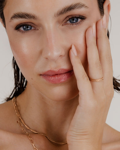 Prism Trio Ring Rose Gold
