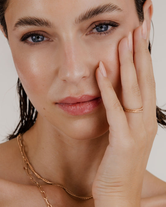 Prism Trio Ring Rose Gold