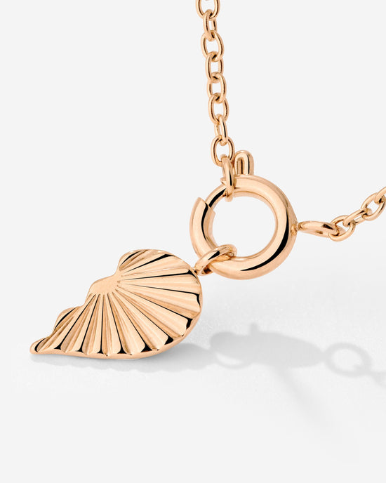 Twin Flame Right Classic Chain Necklace Set Rose Gold