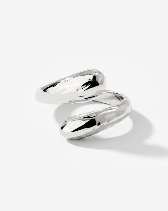 Hammered Embrace Ring