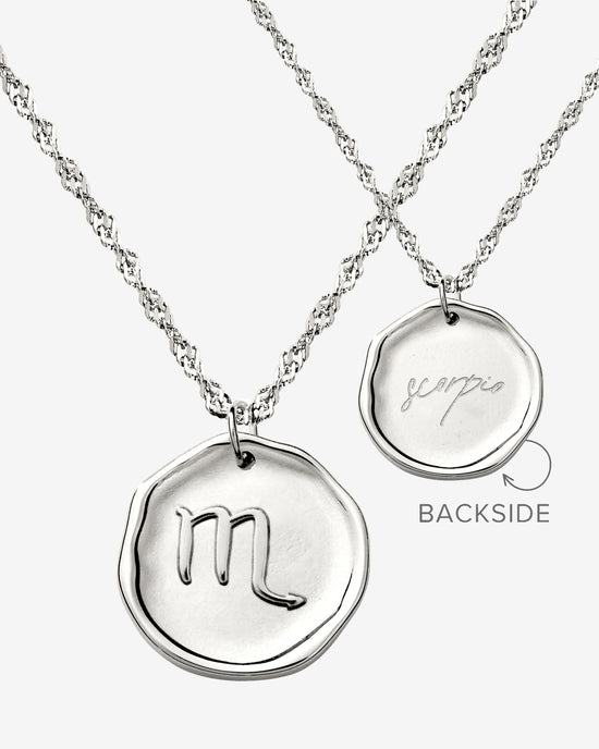 Zodiac Necklace Silver
