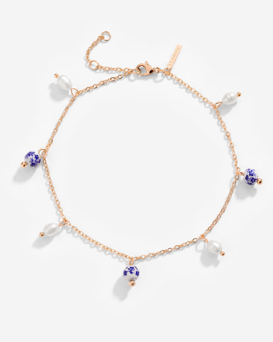 Pearly Tiles Anklet