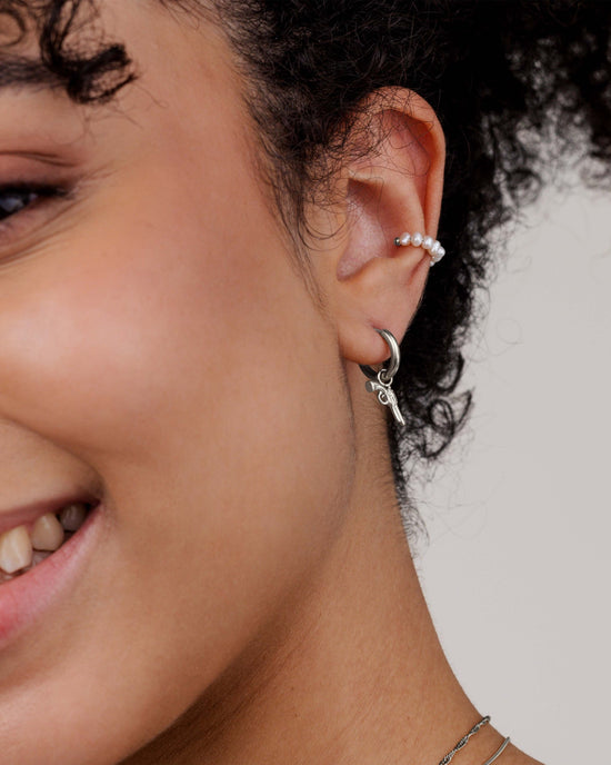 Bulletproof Hoop Set Baby Silver