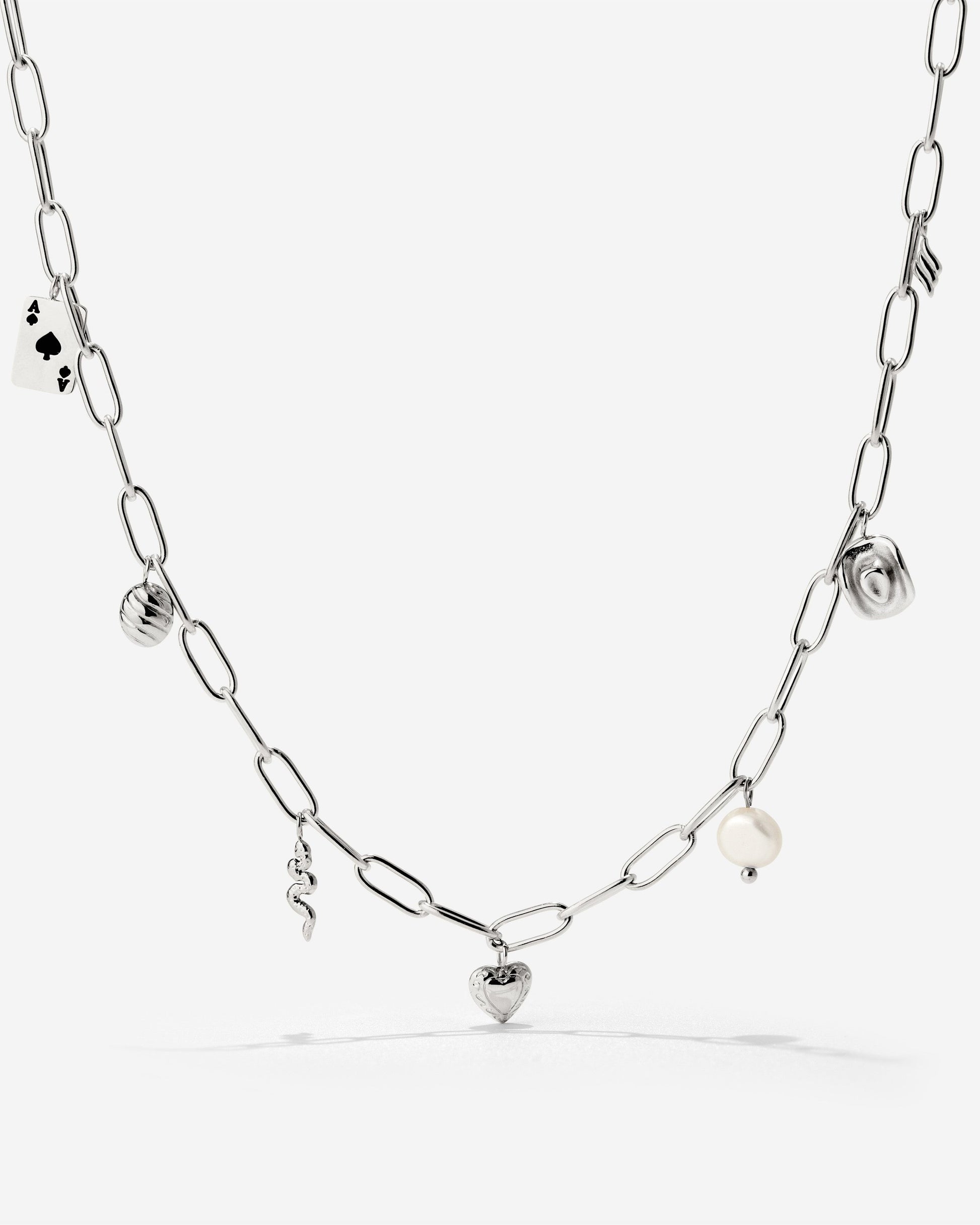 Treasure Box Necklace Silver