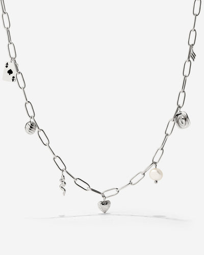 Treasure Box Necklace Silver