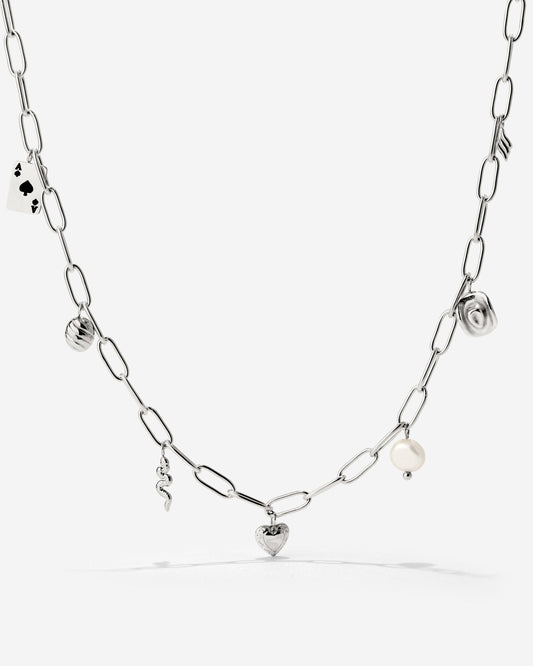 Treasure Box Necklace Silver