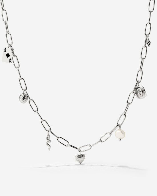 Treasure Box Necklace Silver