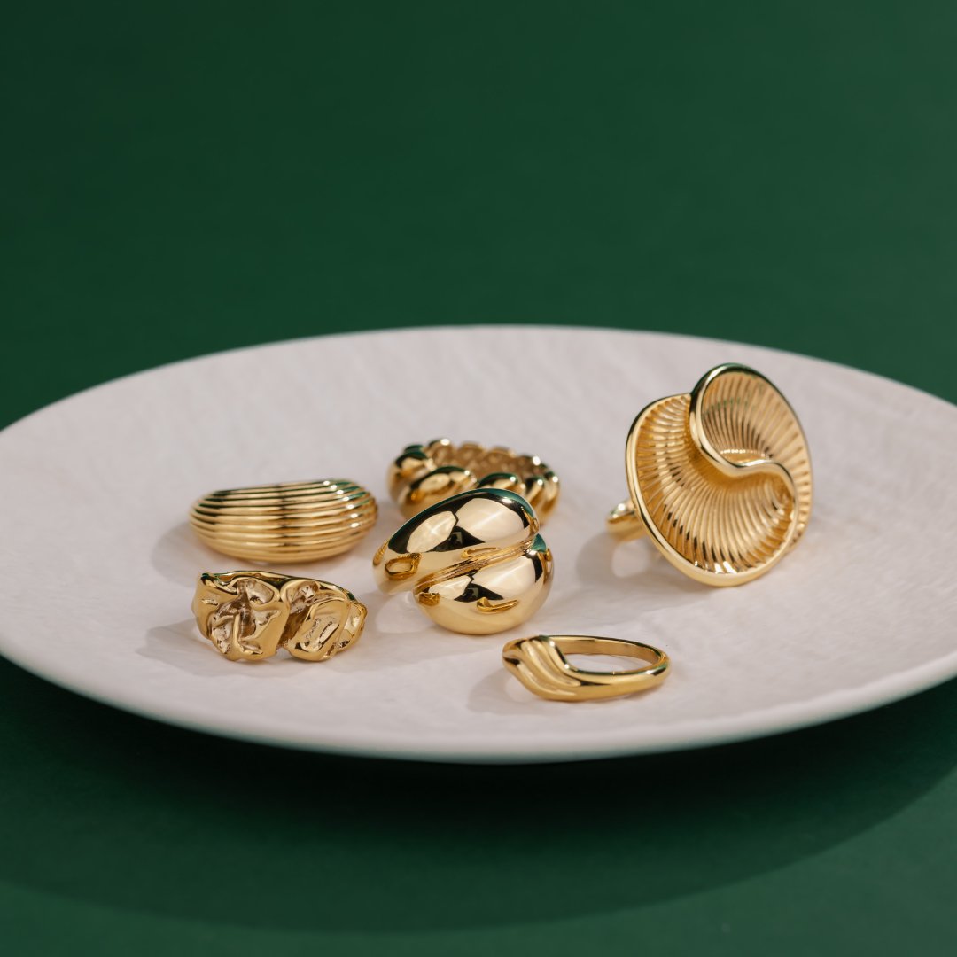 Double the Fun Ring Gold