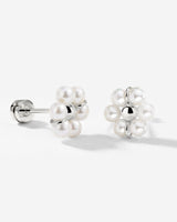 Daisy Studs Silver