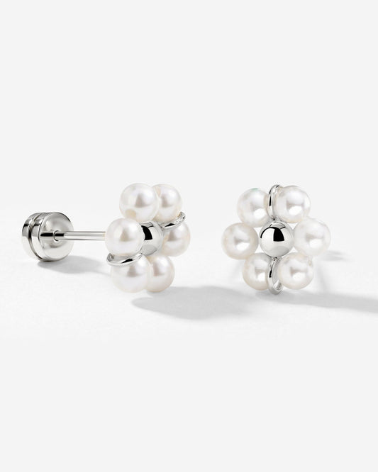 Daisy Studs Silver