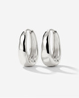 Hammered Seeker Hoops Small