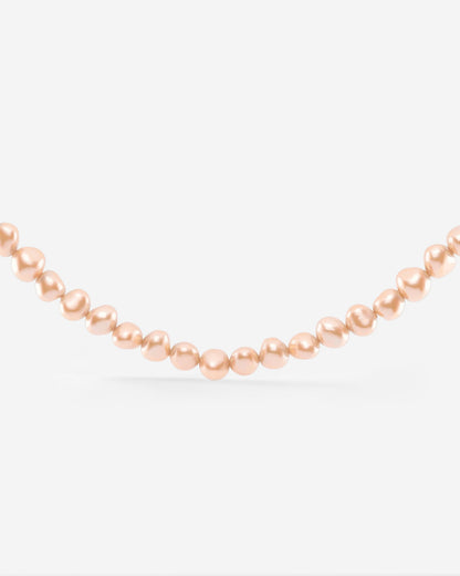Dusty Rose Perlita Choker Silver