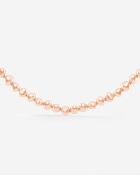 Dusty Rose Perlita Choker Silver
