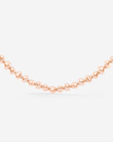 Dusty Rose Perlita Choker Silver