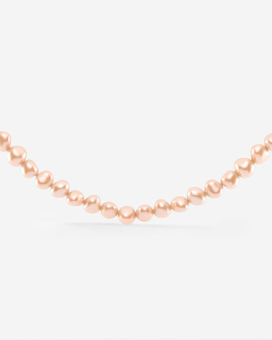 Dusty Rose Perlita Choker Silver