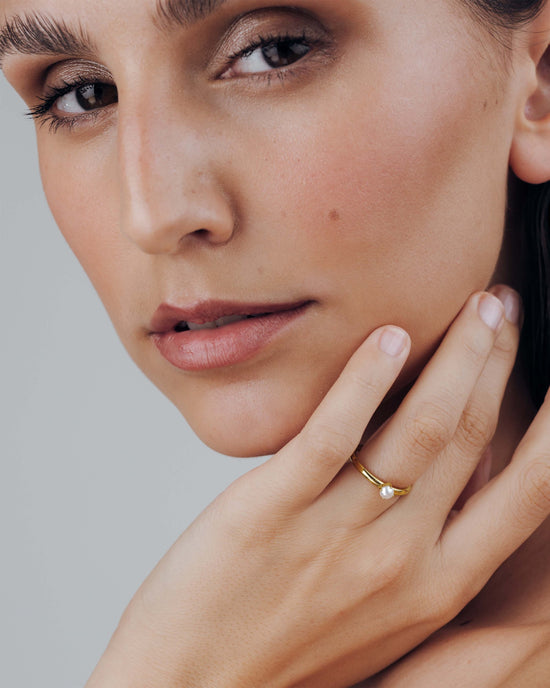 Dream Pearl Ring gold