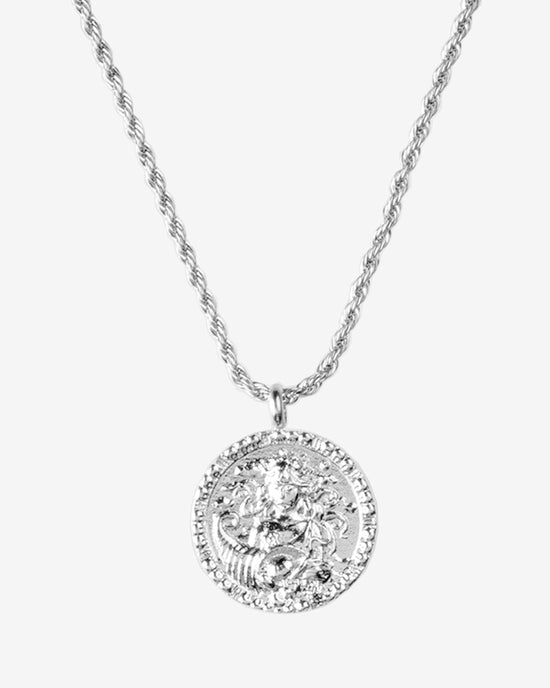 Zodiac Sign Necklace Silver