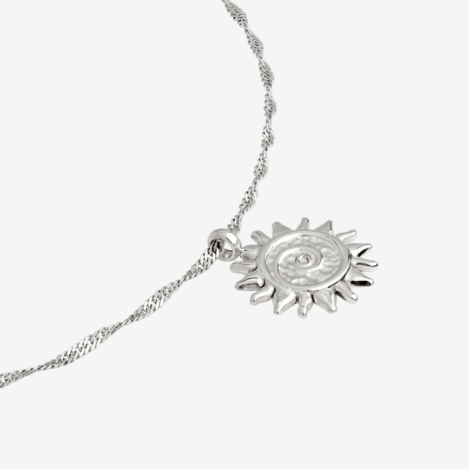 Free Sunny Swirl Necklace Silver