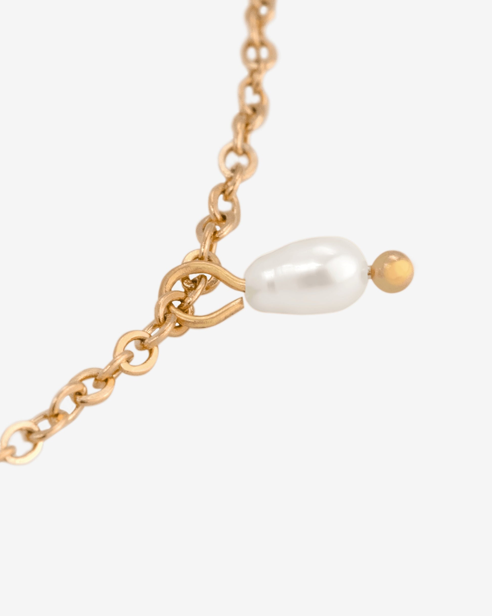 Perla Blanco Choker Rose Gold