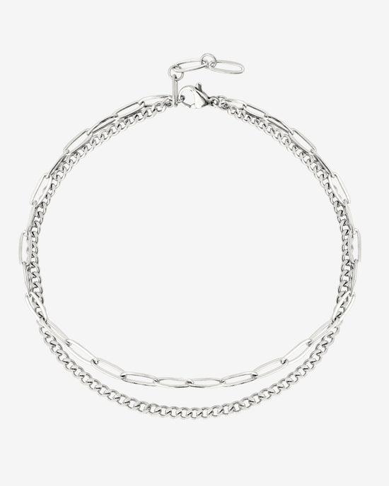 Duo Anklet Silver