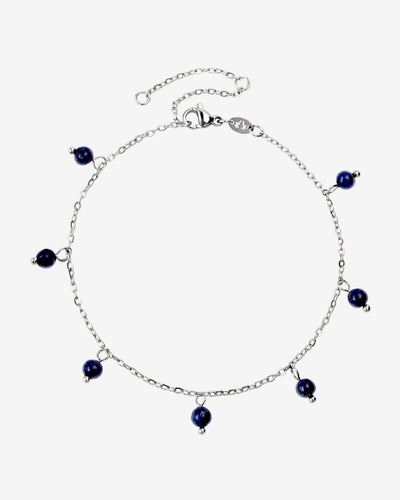 Blue Bay Anklet Silver
