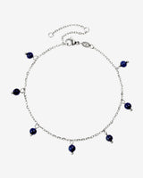 Blue Bay Anklet Silver