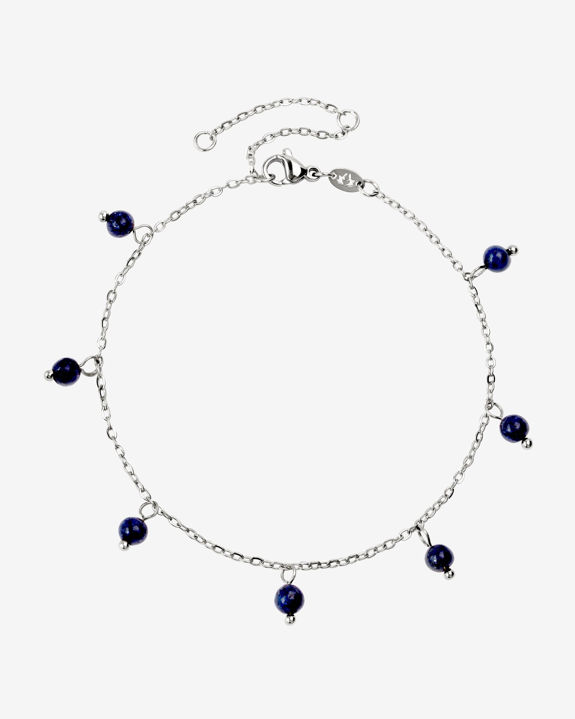 Blue Bay Anklet Silver